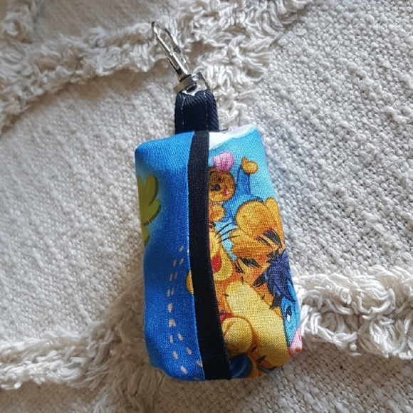 Pooh And Friends  Doggy DOO Doggy Poo Bag Holder Pouch Zero Waste Handmade - Picture 1 of 3